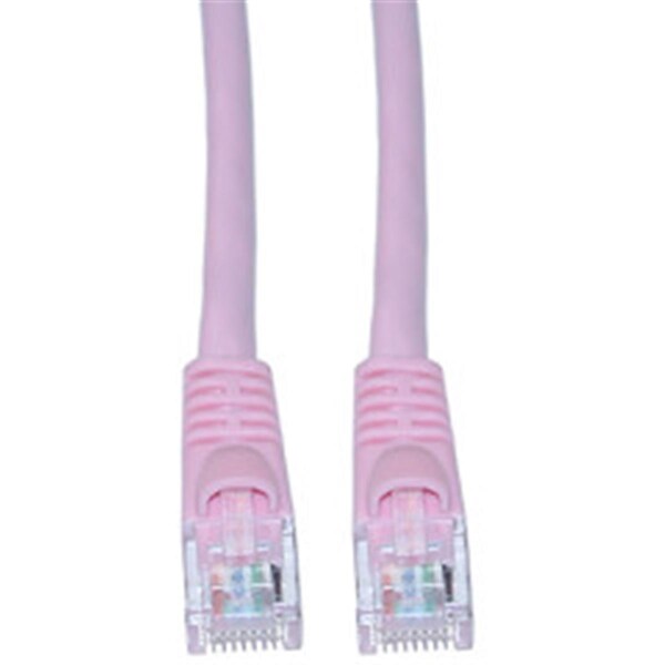 Cable Wholesale Cat6 Pink Ethernet Patch Cable Snagless Molded Boot 7 foot 10X8-07207 - main